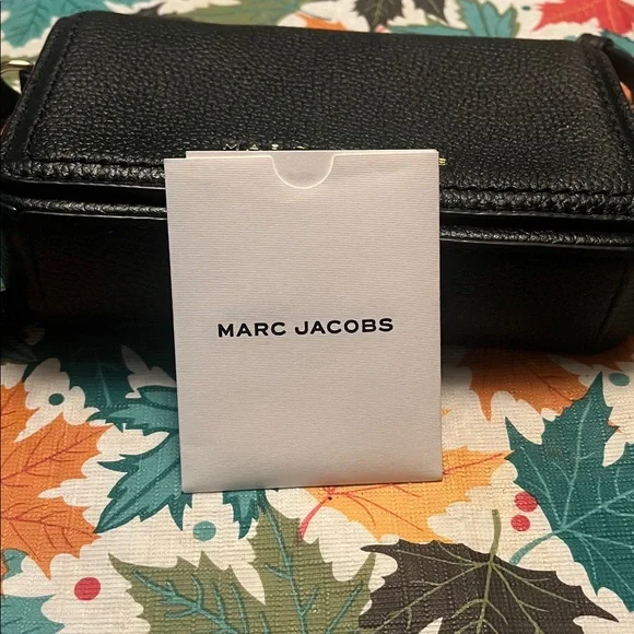 Marc Jacobs Black Pebbled Leather Crossbody, New - Picture 7 of 8